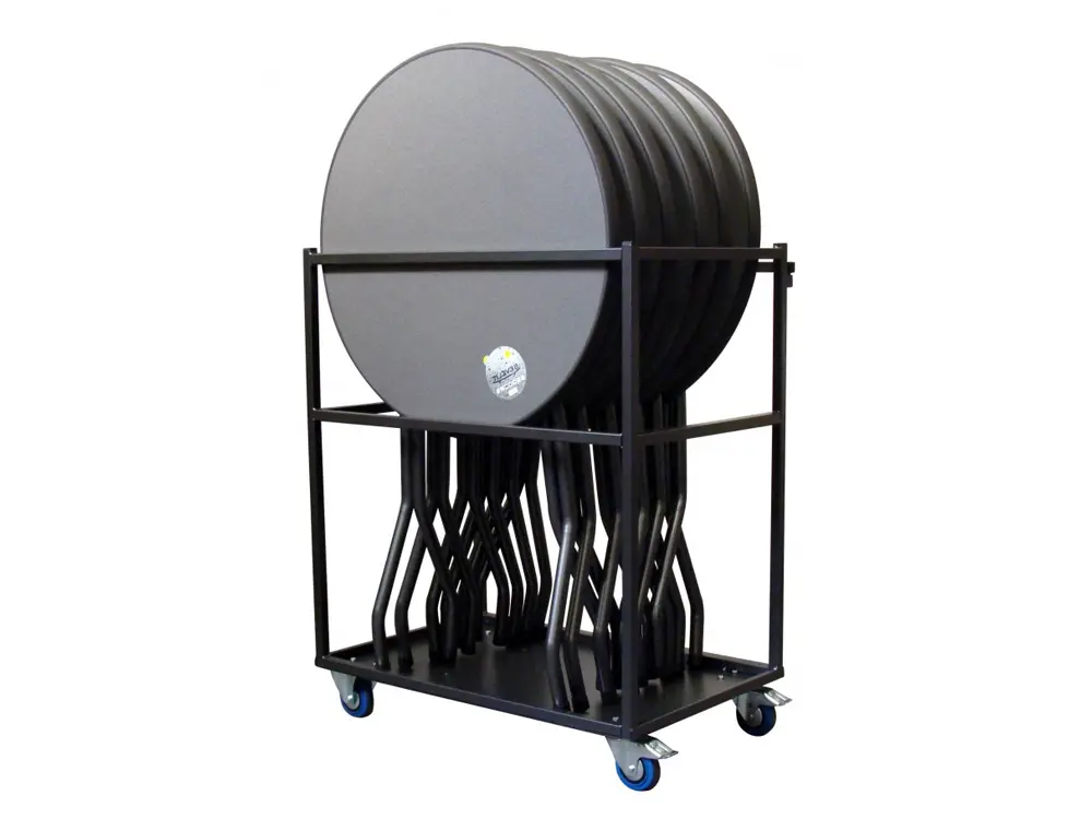 Chariot de transport petit pour tables hautes pro