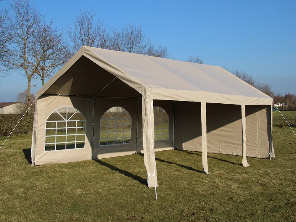 Tonnelle 4 x 10 m PVC Pro 50