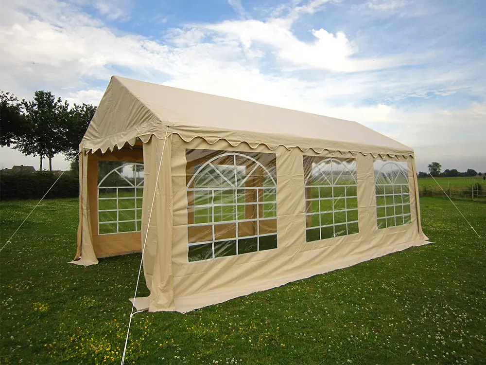 Tonnelle 4 x 8 m PVC Basic