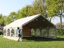 Tonnelle 6 x 10 m PVC Pro 50
