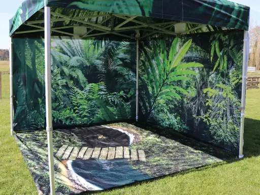 Toile de sol imprimée