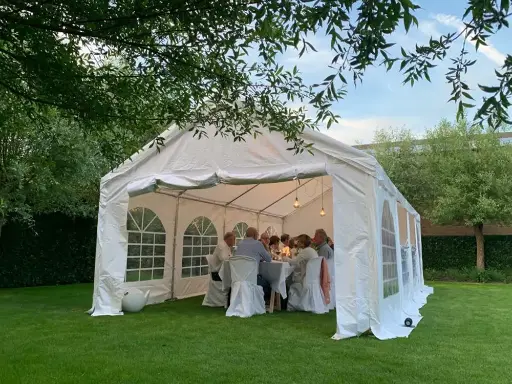 Tonnelle 5 x 10 m PVC Pro 50