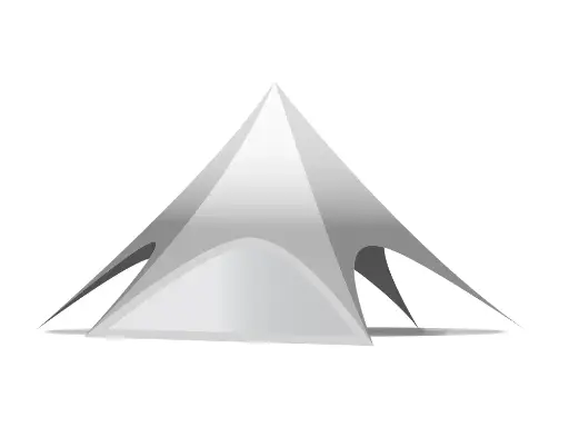 Pièce tente étoile 16 m : paroi polyester