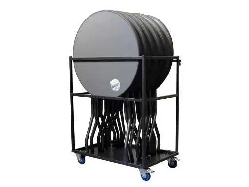 Chariot de transport petit pour tables hautes pro