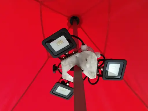 Éclairage tente pliante 3-LED