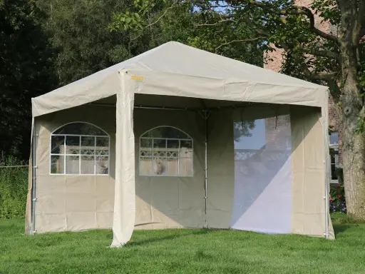 Seconde main : tente de réception 3 x 3 m pvc pro HQ beige