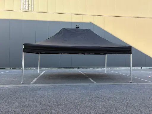 Fin de série : tente pliante 3 x 4,5 m Solid 50 noir