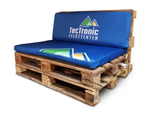 Housses imprimées pour coussins de palettes