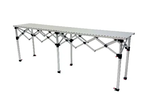 Table pliante en aluminium